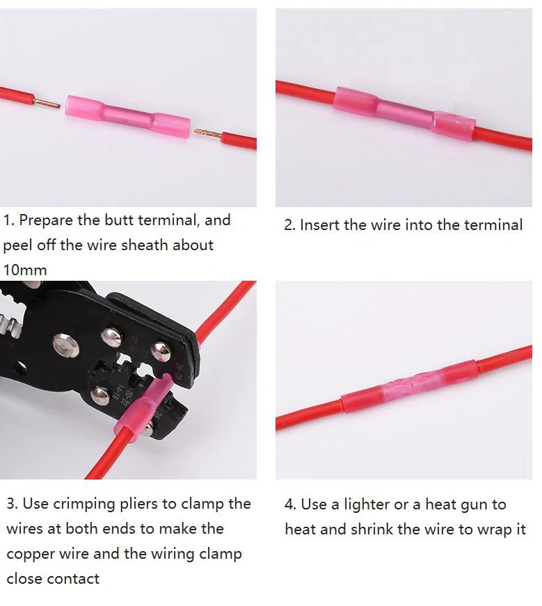 how to heat shrink connectors